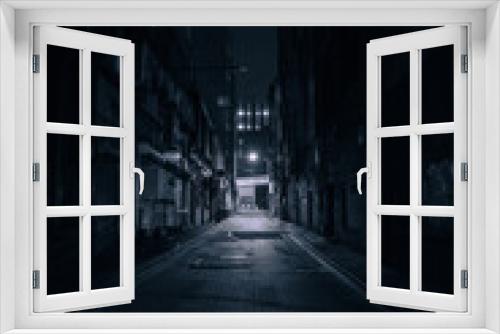 Fototapeta Naklejka Na Ścianę Okno 3D - night street in the city