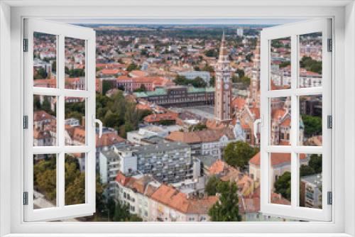 Fototapeta Naklejka Na Ścianę Okno 3D - aerial photo of  beautiful Szeged