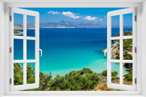 Fototapeta Naklejka Na Ścianę Okno 3D - Voulisma Beach in Lasithi Lassithi Crete Greece