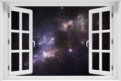 Fototapeta Naklejka Na Ścianę Okno 3D - Galaxy Starfield