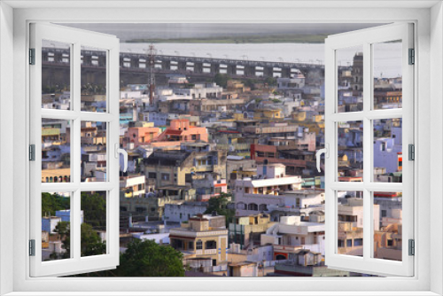 Fototapeta Naklejka Na Ścianę Okno 3D - Indian City Vijayawada