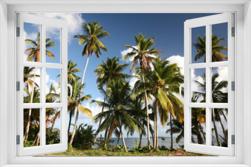 Fototapeta Naklejka Na Ścianę Okno 3D - Caribbean Landscape