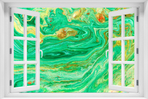 Fototapeta Naklejka Na Ścianę Okno 3D - Light green marble imitation background