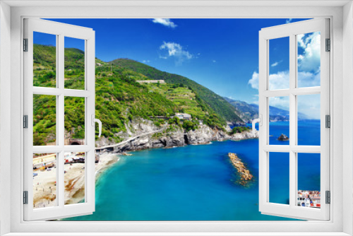 Fototapeta Naklejka Na Ścianę Okno 3D - pictorial Ligurian coast - Monterosso, Italy