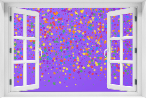Fototapeta Naklejka Na Ścianę Okno 3D - Festive indelible confetti. Celebration stars. Rai