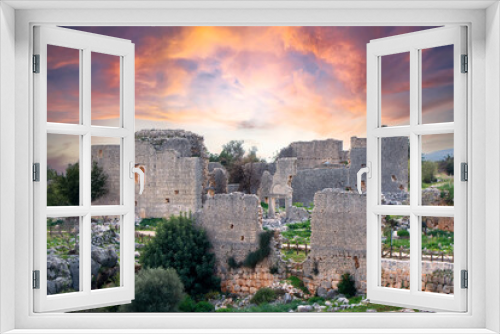 Fototapeta Naklejka Na Ścianę Okno 3D - Kanlidivane. The Roman period, the place of human sacrifice of Mersin. TURKEY