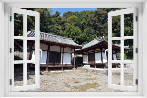 Fototapeta Naklejka Na Ścianę Okno 3D - 天野山金剛寺　法具蔵と護摩堂　大阪府河内長野市