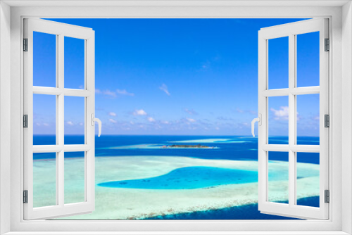 Fototapeta Naklejka Na Ścianę Okno 3D - Maldives