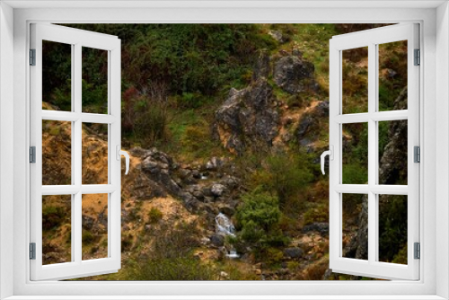 Fototapeta Naklejka Na Ścianę Okno 3D - Castle La Iruela located in the Sierra de Cazorla in the region of Andalusia, Spain. Dawn in the castle