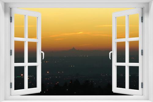 Fototapeta Naklejka Na Ścianę Okno 3D - Monviso seen from Lombardy