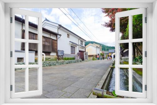 Fototapeta Naklejka Na Ścianę Okno 3D - Ohanahan Street is old merchant houses and samurai residences of Ozu town in Shikoku.