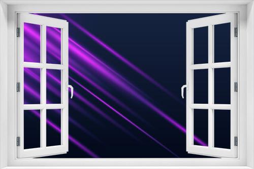 Fototapeta Naklejka Na Ścianę Okno 3D - abstract lights purple background