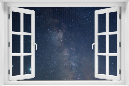 Fototapeta Naklejka Na Ścianę Okno 3D - night starry sky with milky way, beautiful outdoor natural background