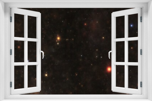 Fototapeta Naklejka Na Ścianę Okno 3D - Stars in the night sky nebula and galaxy
