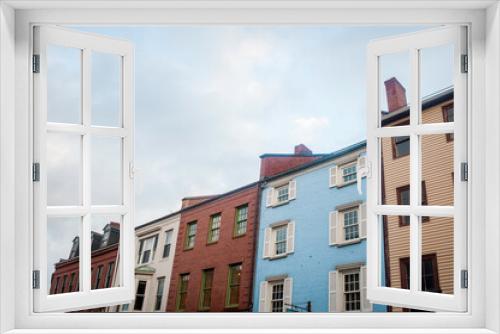 Fototapeta Naklejka Na Ścianę Okno 3D - New England buildings