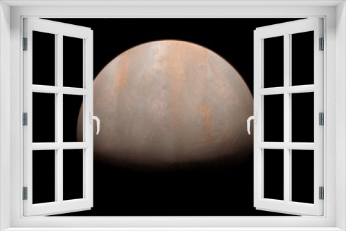 Fototapeta Naklejka Na Ścianę Okno 3D - planet on a black background, alien planets background 