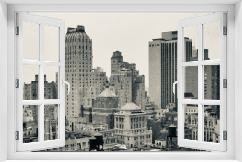Fototapeta Naklejka Na Ścianę Okno 3D - Usa, NY, New York, skyline