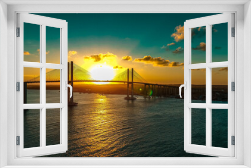 Fototapeta Naklejka Na Ścianę Okno 3D - Pôr do sol em Natal RN
