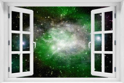 Fototapeta Naklejka Na Ścianę Okno 3D - galaxy in a free space. 3D rendering