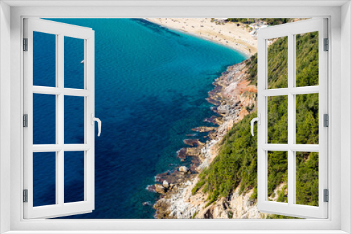 Fototapeta Naklejka Na Ścianę Okno 3D - View of the Mediterranean coast.