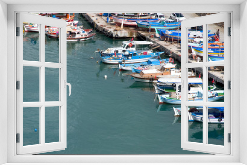 Fototapeta Naklejka Na Ścianę Okno 3D - Hafen in Alanya - Türkei