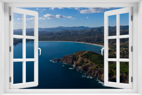 Fototapeta Naklejka Na Ścianę Okno 3D - Beautiful aerial view of the Carrillo beach and ocean in Costa Rica