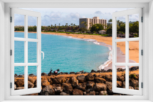 Fototapeta Naklejka Na Ścianę Okno 3D - Mays Beach, Kaanapali, Maui, Hawaii, USA