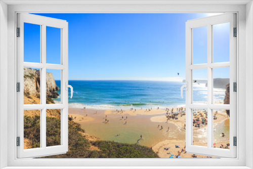Fototapeta Naklejka Na Ścianę Okno 3D - Panoramic view of Beliche beach- Sagres Portugal