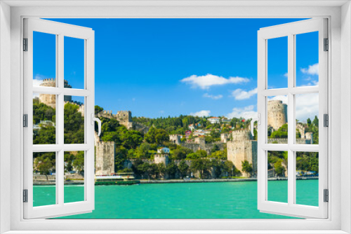 Fototapeta Naklejka Na Ścianę Okno 3D - Rumeli Hisari castle in Istanbul in Turkey