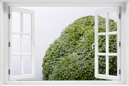 Fototapeta Naklejka Na Ścianę Okno 3D - A close-up of fresh broccoli.