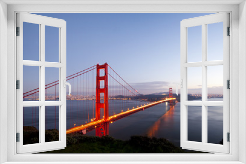 Fototapeta Naklejka Na Ścianę Okno 3D - golden gate bridge. San Francisco