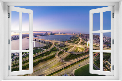 Fototapeta Naklejka Na Ścianę Okno 3D - Asia China Jiangxi Nanchang Chaoyang Bridge scenery