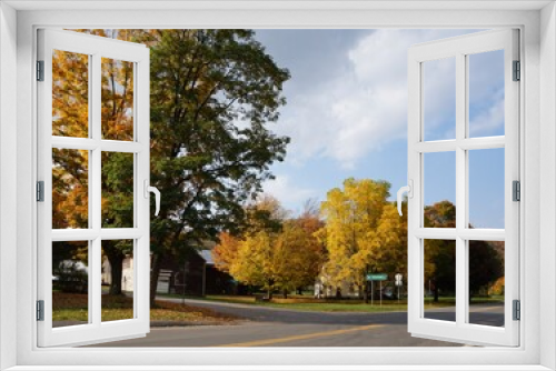 Fototapeta Naklejka Na Ścianę Okno 3D - Autumn in Upstate New York