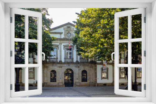 Fototapeta Naklejka Na Ścianę Okno 3D - Facade of Municipality of Viseu, Portugal