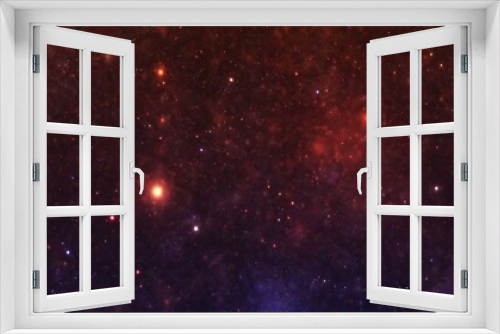 Fototapeta Naklejka Na Ścianę Okno 3D - Stars in the night sky nebula and galaxy