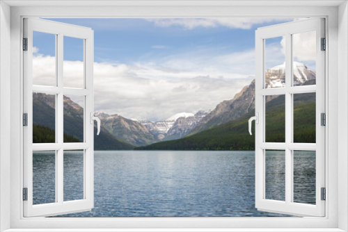 Fototapeta Naklejka Na Ścianę Okno 3D - Bowman Lake, Montana 
