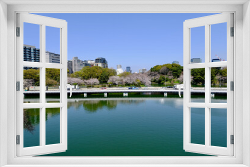 Fototapeta Naklejka Na Ścianę Okno 3D - 【東京】皇居・千鳥ヶ淵公園の桜（春）