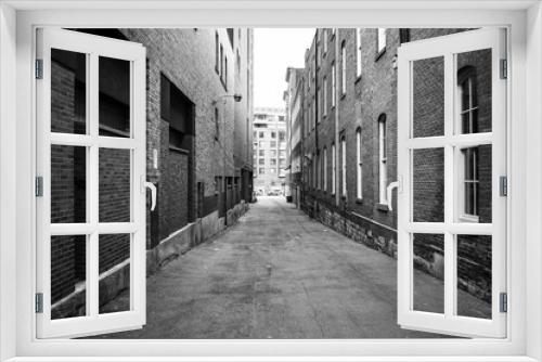 Fototapeta Naklejka Na Ścianę Okno 3D - Alley street