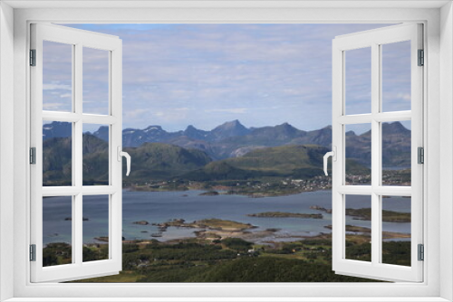 Fototapeta Naklejka Na Ścianę Okno 3D -  Les iles Lofoten Norvège