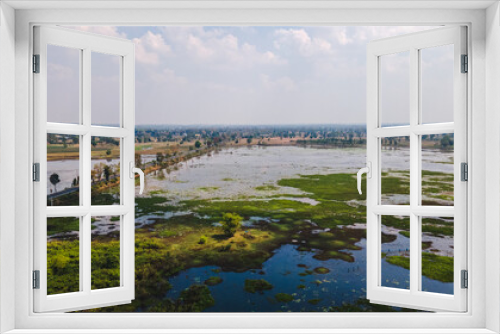 Fototapeta Naklejka Na Ścianę Okno 3D - Water reservoir dam in thailand