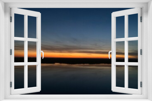Fototapeta Naklejka Na Ścianę Okno 3D - Marsh sunset middle township nj 