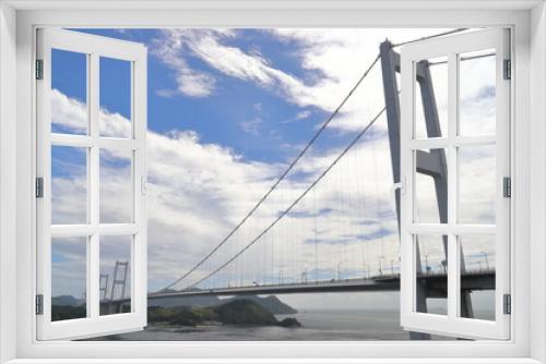 Fototapeta Naklejka Na Ścianę Okno 3D - 来島海峡大橋