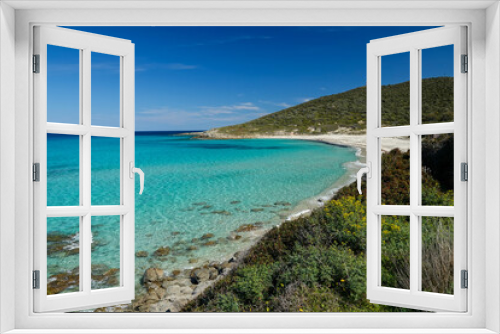 Fototapeta Naklejka Na Ścianę Okno 3D - La plage de Bodri, Corbara en Corse