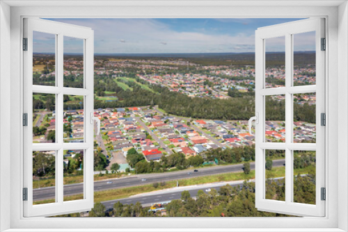 Fototapeta Naklejka Na Ścianę Okno 3D - Aerial view of the suburb of South Penrith in greater Sydney in Australia