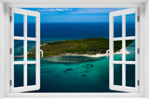 Fototapeta Naklejka Na Ścianę Okno 3D - view of island