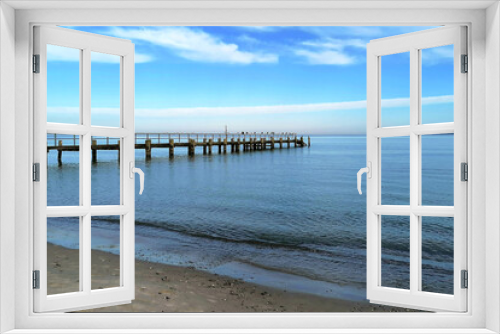 Fototapeta Naklejka Na Ścianę Okno 3D - Erholung am Meer