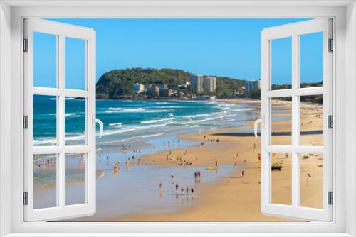 Fototapeta Naklejka Na Ścianę Okno 3D - scenery of surfing paradise, gold coast, in brisbane, queensland, australia