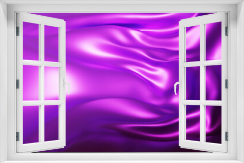 3d render of purple and pink cloth. iridescent holographic foil. abstract art fashion background.