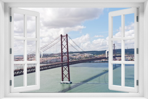 Fototapeta Naklejka Na Ścianę Okno 3D - Ponte 25 de Abril