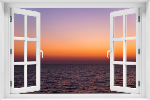 Fototapeta Naklejka Na Ścianę Okno 3D - a landscape of nightly sea before sunrise